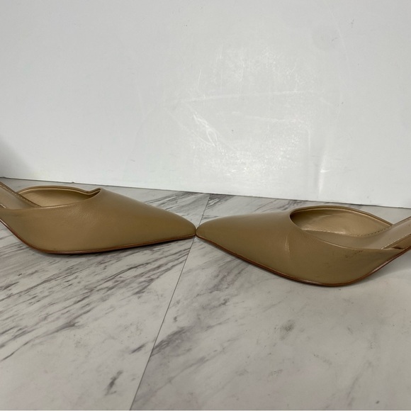 Sam Edelman Viv Pointed Toe Tan Leather Pump 10M - Picture 6 of 15